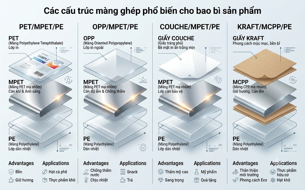 chất liệu in túi màng nhôm