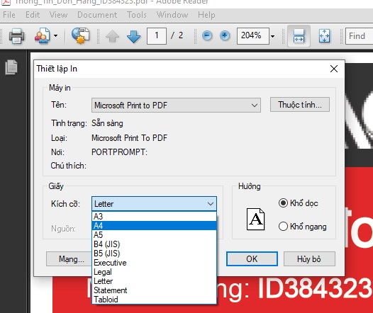 In Màu File.pdf Cách in file tài liệu PDF trên Win 10